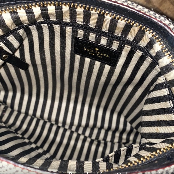 Kate Spade Crossbody Bag Leather and Tweed - Picture 4 of 8